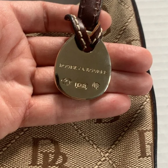 Dooney & Burke Monogrammed Bucket Bag - Picture 3 of 11